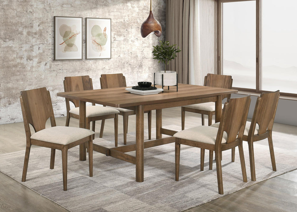 Crestmore 71-inch Rectangular Wood Dining Table Walnut - National Warehouse Furniture (Buffalo, NY)