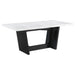 Sherry Rectangular Marble Top Dining Table set - National Warehouse Furniture (Buffalo, NY)