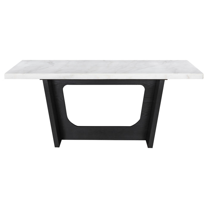 Sherry Rectangular Marble Top Dining Table set - National Warehouse Furniture (Buffalo, NY)
