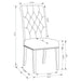 Sherry Rectangular Marble Top Dining Table set - National Warehouse Furniture (Buffalo, NY)