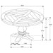Florence Dining Tables Black - National Warehouse Furniture (Buffalo, NY)