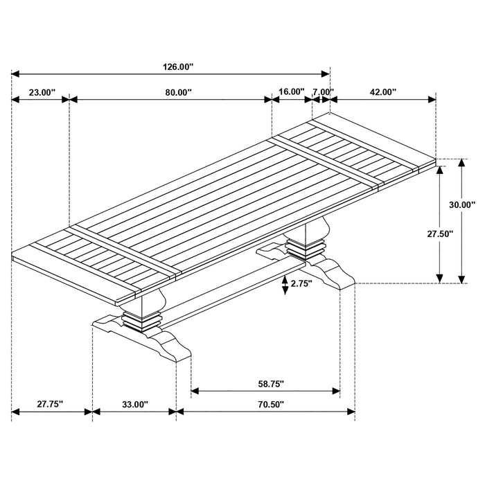 Florence Dining Tables - National Warehouse Furniture (Buffalo, NY)