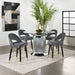 Ellie 5 Pc Counter Height Dining Sets Gray - National Warehouse Furniture (Buffalo, NY)