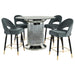 Ellie 5 Pc Counter Height Dining Sets Gray - National Warehouse Furniture (Buffalo, NY)