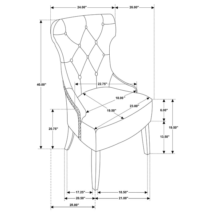 Baney Side Chair - National Warehouse Furniture (Buffalo, NY)