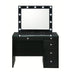 Crown Mark Furniture Morgan Vanity in Black B4851BK - National Warehouse Furniture (Buffalo, NY)