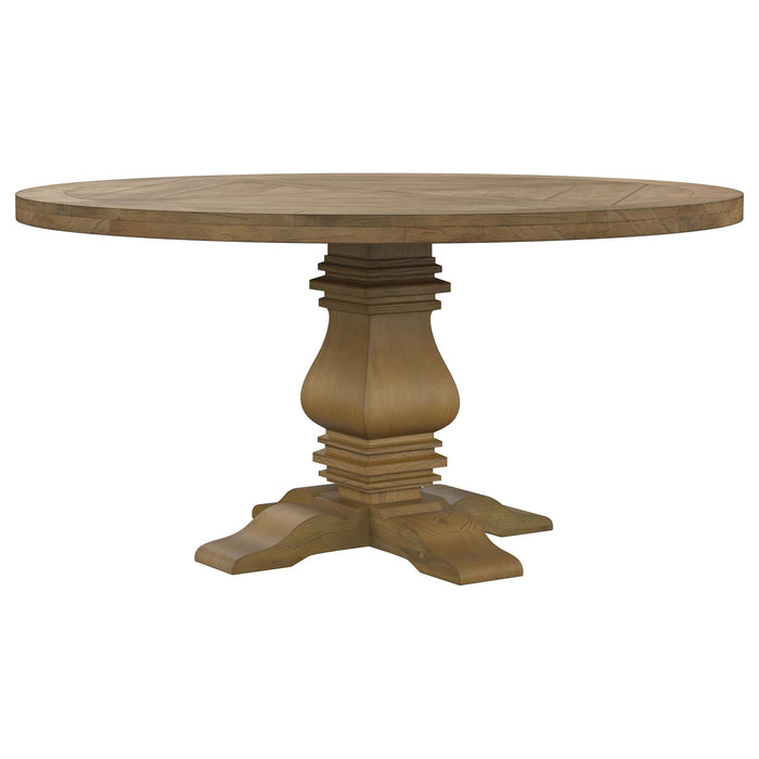 Florence 5-piece Round Dining Table Set Rustic Honey - National Warehouse Furniture (Buffalo, NY)