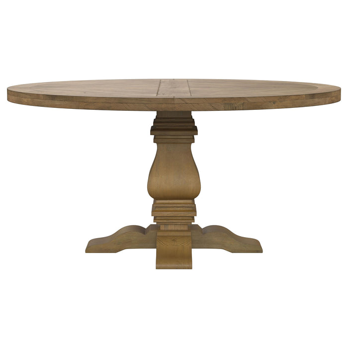 Florence 5-piece Round Dining Table Set Rustic Honey - National Warehouse Furniture (Buffalo, NY)