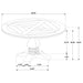 Florence 5-piece Round Dining Table Set Rustic Honey - National Warehouse Furniture (Buffalo, NY)