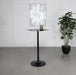 Keanu Pedestal Cloud-Shaped Top Bar Table Black - National Warehouse Furniture (Buffalo, NY)