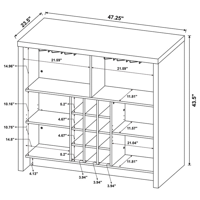 Topanga Home Bars - National Warehouse Furniture (Buffalo, NY)