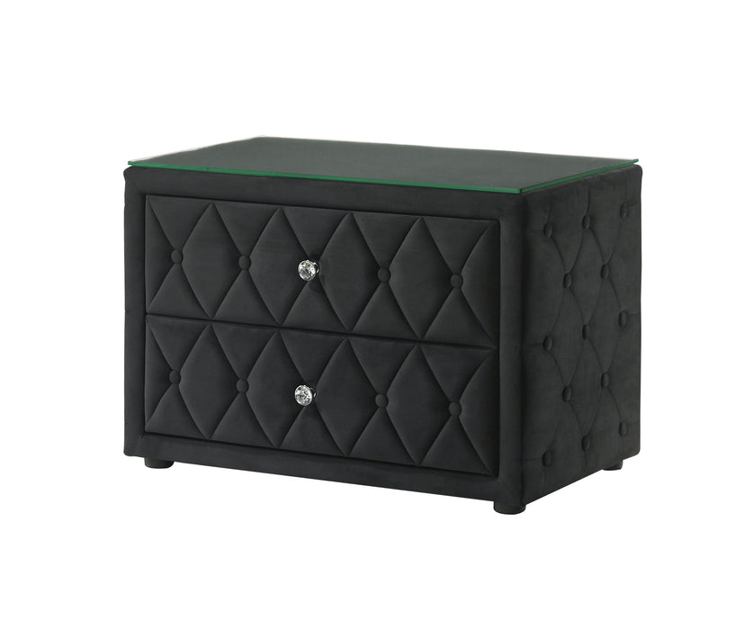 Josephine Night Stand Black