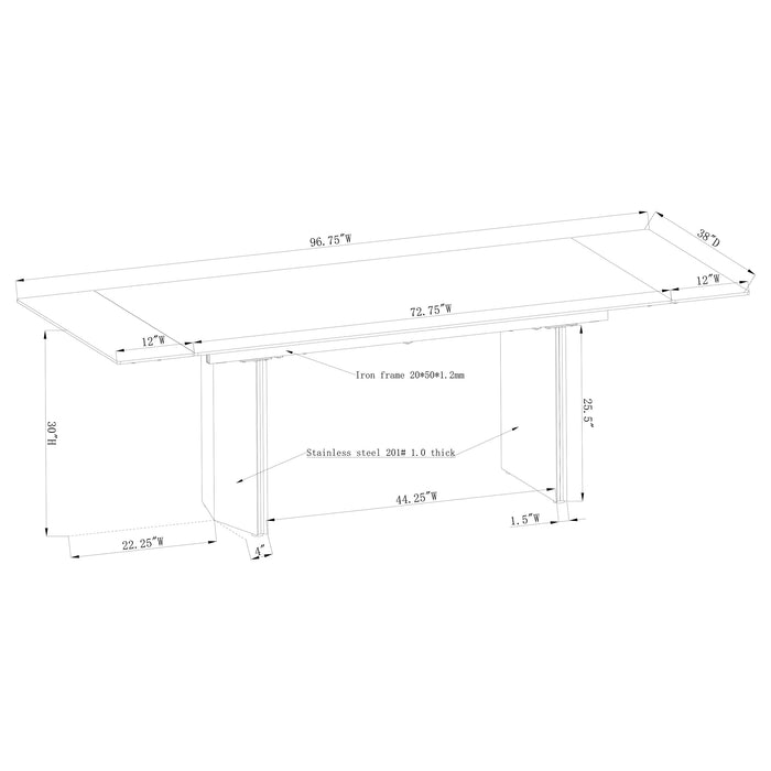 Vesa Dining Tables - National Warehouse Furniture (Buffalo, NY)