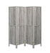 Deepika 4-panel Folding Screen Grey Driftwood - National Warehouse Furniture (Buffalo, NY)