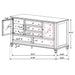 Sandy Beach 4 & 5 Piece Pc Bedroom Set Cal.King & E.King - National Warehouse Furniture (Buffalo, NY)