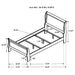 Louis Philippe 4 & 5 Piece Bedroom Sets Twin & Queen - National Warehouse Furniture (Buffalo, NY)