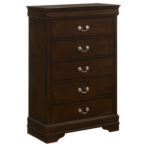 Louis Philippe Chest Brown - National Warehouse Furniture (Buffalo, NY)