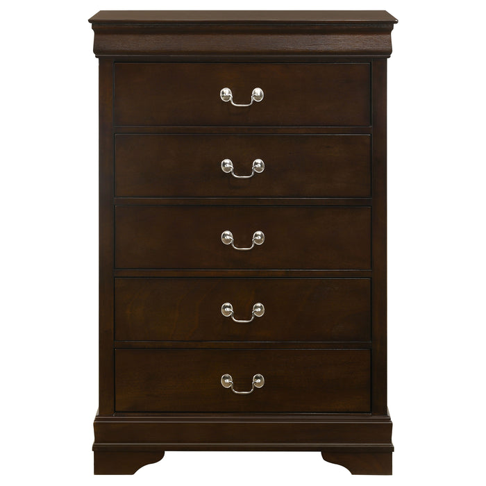 Louis Philippe Chest Brown - National Warehouse Furniture (Buffalo, NY)