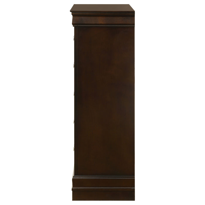 Louis Philippe Chest Brown - National Warehouse Furniture (Buffalo, NY)