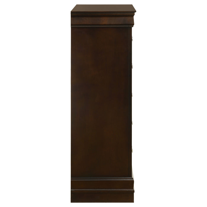 Louis Philippe Chest Brown - National Warehouse Furniture (Buffalo, NY)