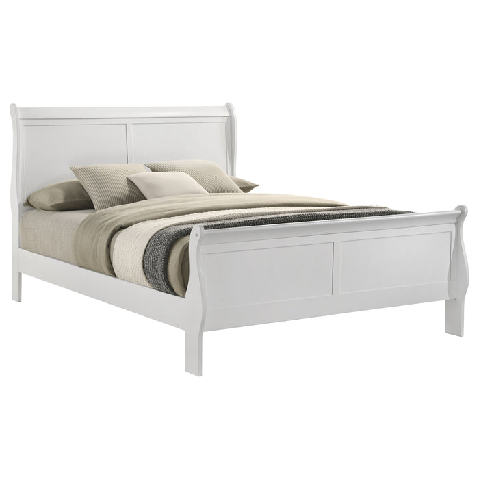 Louis Philippe Eastern King, Full, & Queen Bed - National Warehouse Furniture (Buffalo, NY)