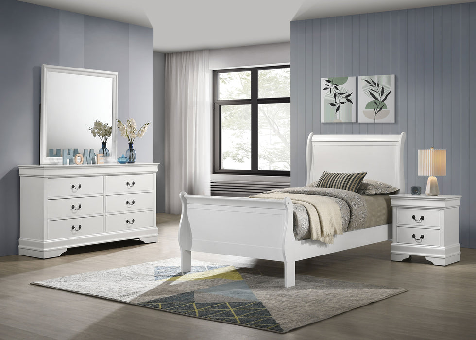 Louis Philippe 4 & 5 Piece Bedroom Sets Twin & Queen - National Warehouse Furniture (Buffalo, NY)