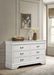 Louis Philippe 6-drawer Dresser White - National Warehouse Furniture (Buffalo, NY)