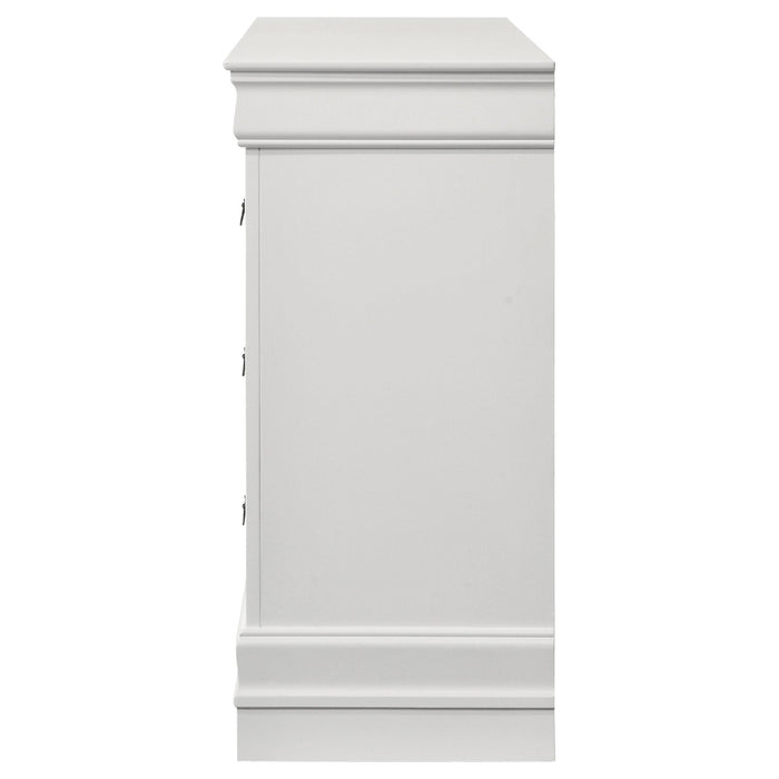 Louis Philippe 6-drawer Dresser White - National Warehouse Furniture (Buffalo, NY)