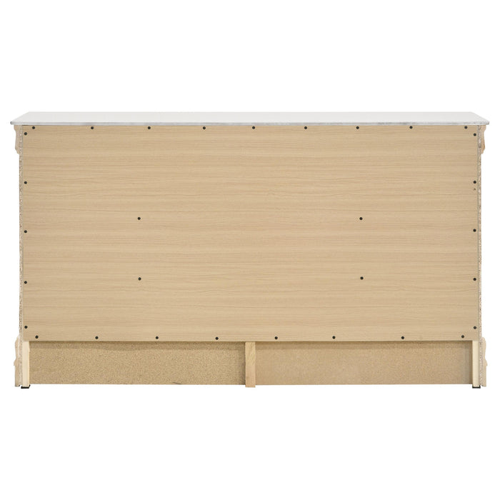 Louis Philippe 6-drawer Dresser White - National Warehouse Furniture (Buffalo, NY)
