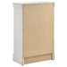 Louis Philippe 5-drawer Bedroom Chest White - National Warehouse Furniture (Buffalo, NY)