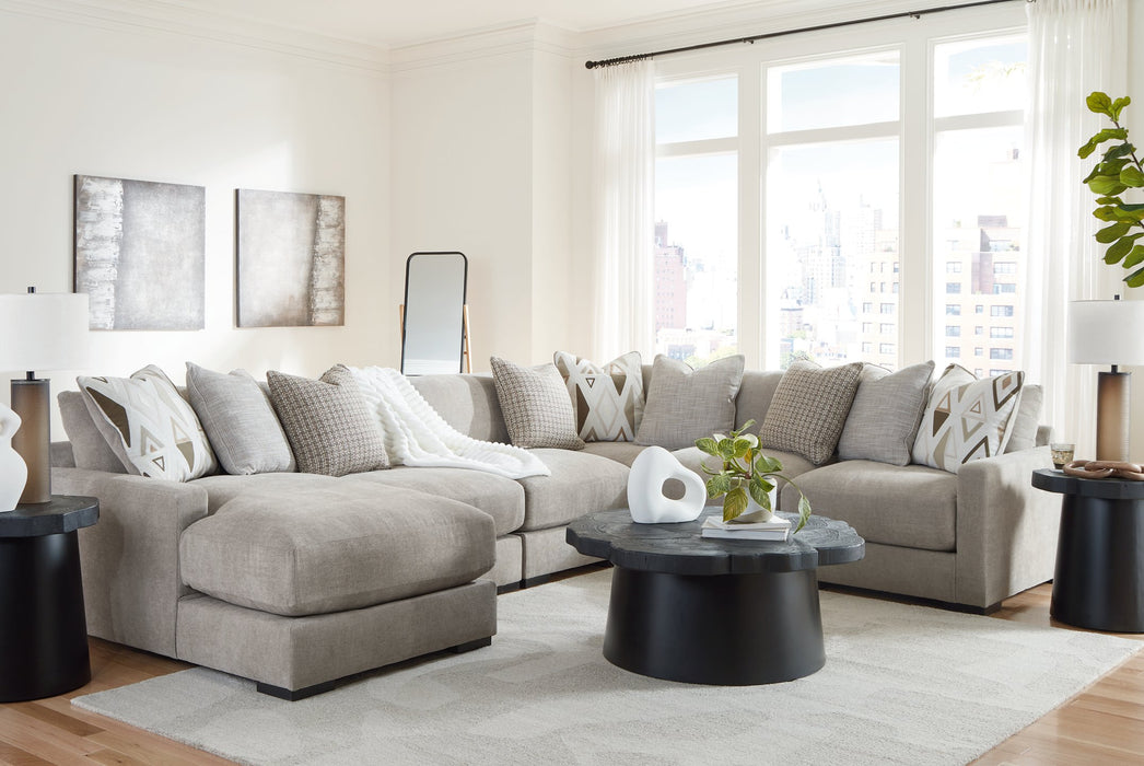 Aslan Court Sectional with Chaise - National Warehouse Furniture (Buffalo, NY)
