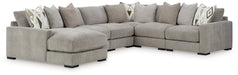 Aslan Court Sectional with Chaise - National Warehouse Furniture (Buffalo, NY)