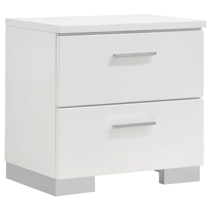 Felicity Bedroom Set White - National Warehouse Furniture (Buffalo, NY)