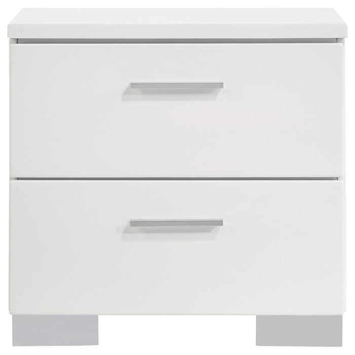 Felicity Bedroom Set White - National Warehouse Furniture (Buffalo, NY)
