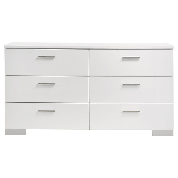 Felicity Bedroom Set White - National Warehouse Furniture (Buffalo, NY)