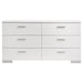 Felicity Bedroom Set White - National Warehouse Furniture (Buffalo, NY)