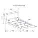 Felicity Bedroom Set White - National Warehouse Furniture (Buffalo, NY)