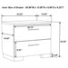 Felicity Bedroom Set White - National Warehouse Furniture (Buffalo, NY)