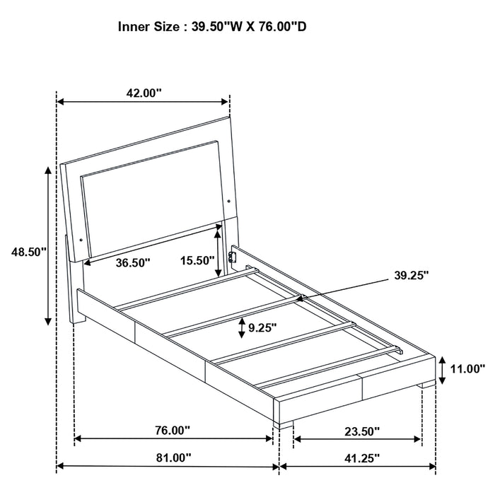 Felicity Bedroom Set White - National Warehouse Furniture (Buffalo, NY)