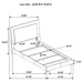 Felicity Bedroom Set White - National Warehouse Furniture (Buffalo, NY)