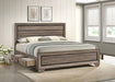 Kauffman California King, Eastren King & Queen Storage Bed Washed Taupe - National Warehouse Furniture (Buffalo, NY)