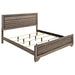 Kauffman California King, E.king, & Queen Panel Bed Washed Taupe - National Warehouse Furniture (Buffalo, NY)