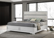 Miranda California King, E.King, Queen, Full, & Twin Bed Black & White - National Warehouse Furniture (Buffalo, NY)