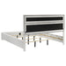 Miranda California King, E.King, Queen, Full, & Twin Bed Black & White - National Warehouse Furniture (Buffalo, NY)