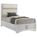 Miranda California King, E.King, Queen, Full, & Twin Bed Black & White - National Warehouse Furniture (Buffalo, NY)