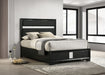 Miranda California King, E.King, Queen, Full, & Twin Bed Black & White - National Warehouse Furniture (Buffalo, NY)