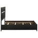 Miranda California King, E.King, Queen, Full, & Twin Bed Black & White - National Warehouse Furniture (Buffalo, NY)