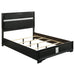 Miranda California King, E.King, Queen, Full, & Twin Bed Black & White - National Warehouse Furniture (Buffalo, NY)