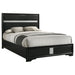 Miranda California King, E.King, Queen, Full, & Twin Bed Black & White - National Warehouse Furniture (Buffalo, NY)