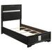Miranda California King, E.King, Queen, Full, & Twin Bed Black & White - National Warehouse Furniture (Buffalo, NY)